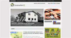 Desktop Screenshot of construction53.com